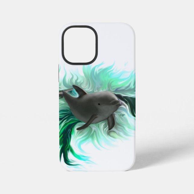 Funda Para iPhone Bebé delfín (Reverso )