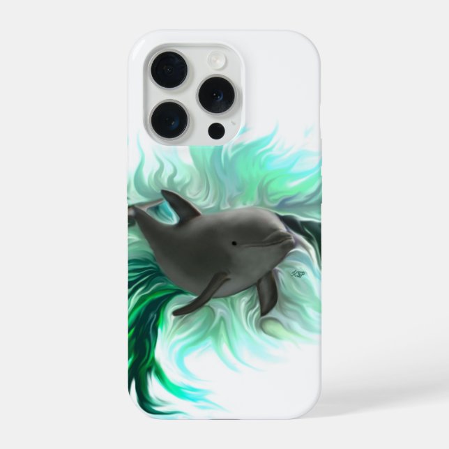 Funda Para iPhone Bebé delfín (Reverso )