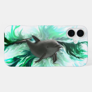 Funda Para iPhone 16 Plus Bebé delfín