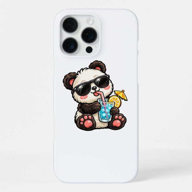 Funda Para iPhone Bebida Cool Panda (Reverso )