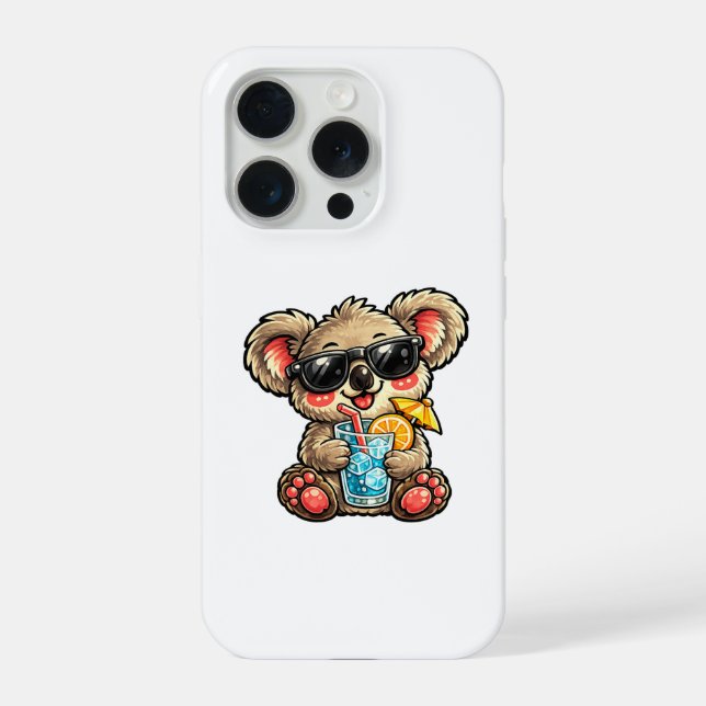 Funda Para iPhone Bebida de Koala Genial (Reverso )