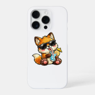 Funda Para iPhone 16 Pro Bebida de zorro genial