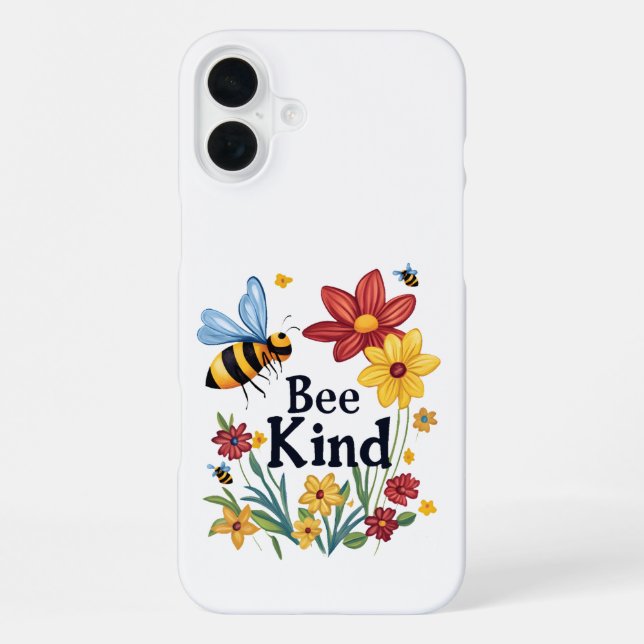 Funda Para iPhone Bee Kind (Reverso )