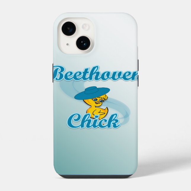 Funda Para iPhone Beethoven Chick #3 (Reverso )