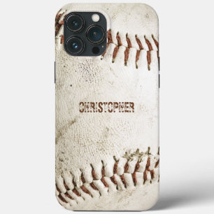 Funda Para iPhone 13 Pro Max Béisbol Antiguo Personalizado