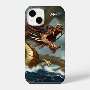 Funda Para iPhone 14 Bella dragón