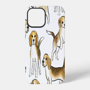 Funda Para iPhone 12 Belleza Beagle: Patrón de perro de acuarela