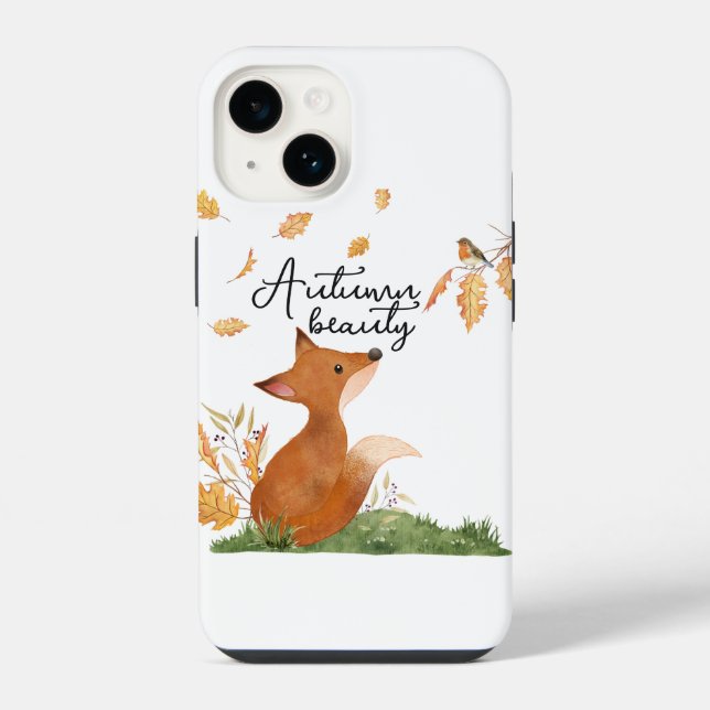 Funda Para iPhone Belleza de otoño (Reverso )