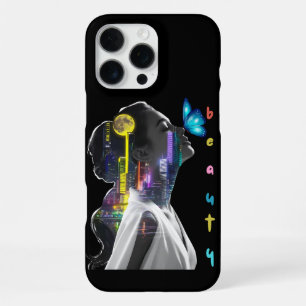 Funda Para iPhone 16 Pro Max Belleza del paisaje urbano mujer, día de la mujer