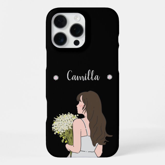 Funda Para iPhone Belleza y bytes encanto floral (Reverso )