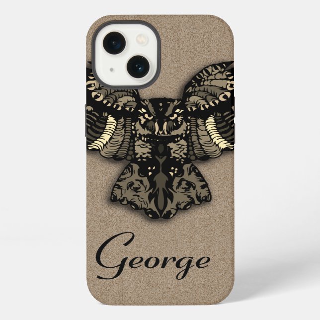 Funda Para iPhone Bello búho rústico (Reverso )