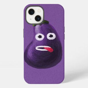 Berenjena De Dibujos Animados Morada Divertida