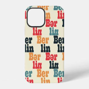 Funda Para iPhone 12 Berlin Digital Creative, Print Pattern.