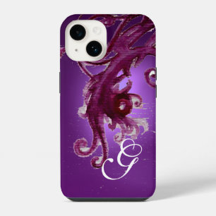 FUNDA PARA iPhone 14 BERRÍAS ROJAS DE PURPLE Y MONOGRAM DE HERRAMIENTAS