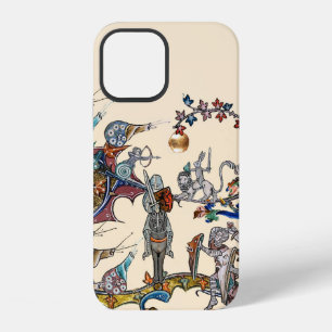 FUNDA PARA iPhone 12 BESTIARIO MEDIEVAL GUERRA, CABALLEROS, CARACOLES D