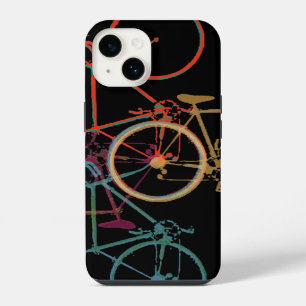 Funda Para iPhone 14 bicicleta - patrón de ciclismo