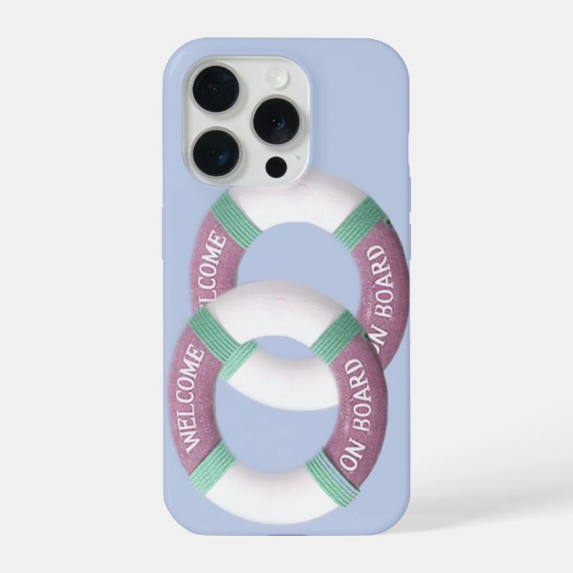 Funda Para iPhone Bienvenida Costera a Bord (Reverso )