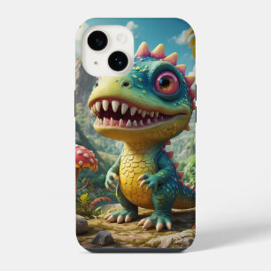 Funda Para iPhone 14 Bienvenido al Mundo Mágico de Delicias de Dino