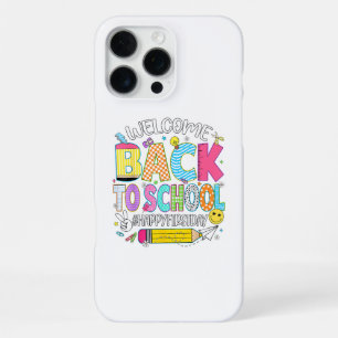 Funda Para iPhone 16 Pro Max Bienvenido de nuevo al colegio Feliz primer día de