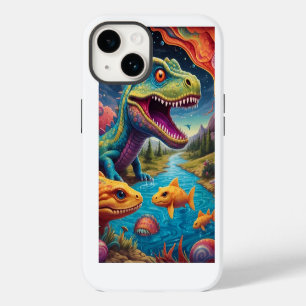 Funda Para iPhone 14 Bienvenidos al mágico mundo de los Dinos Delights