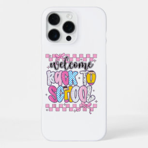 Funda Para iPhone 16 Pro Max Bienvenidos de vuelta a la escuela 2026 Primer día