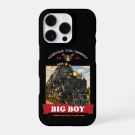 Funda Para iPhone 16 Pro Big Boy 4014 Steam Locomotive Vintage Illustration