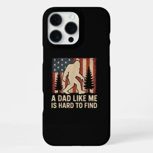 Funda Para iPhone 16 Pro Max Bigfoot Patriótico Un Papá Como Yo Es Difícil De E