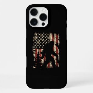 Funda Para iPhone 16 Pro Max Bigfoot Sasquatch Bandera de América Patriótico Ho