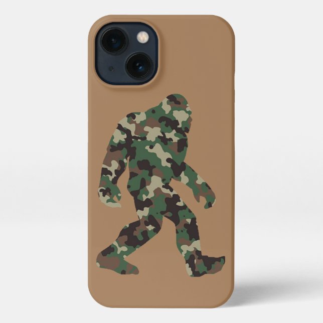 Funda Para iPhone Bigfoot Sasquatch Camo (Reverso )