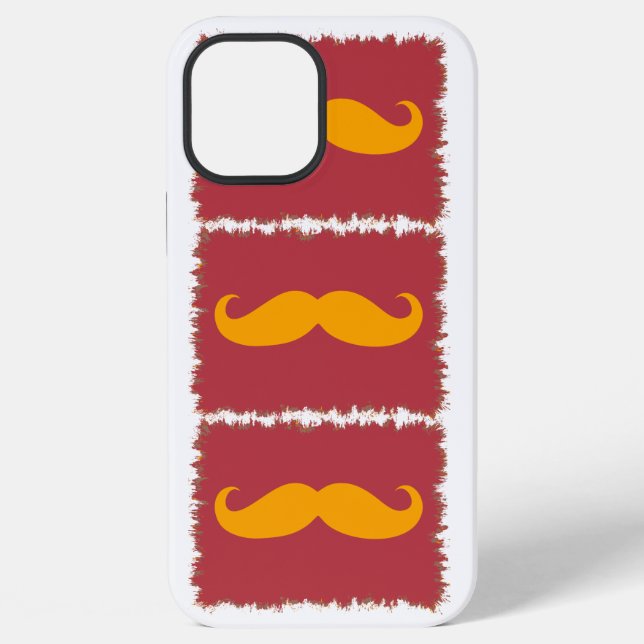 Funda Para iPhone Bigote Divertido (Reverso )