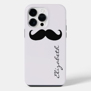 Funda Para iPhone 14 Pro Max Bigote Fondo Planteado Plano