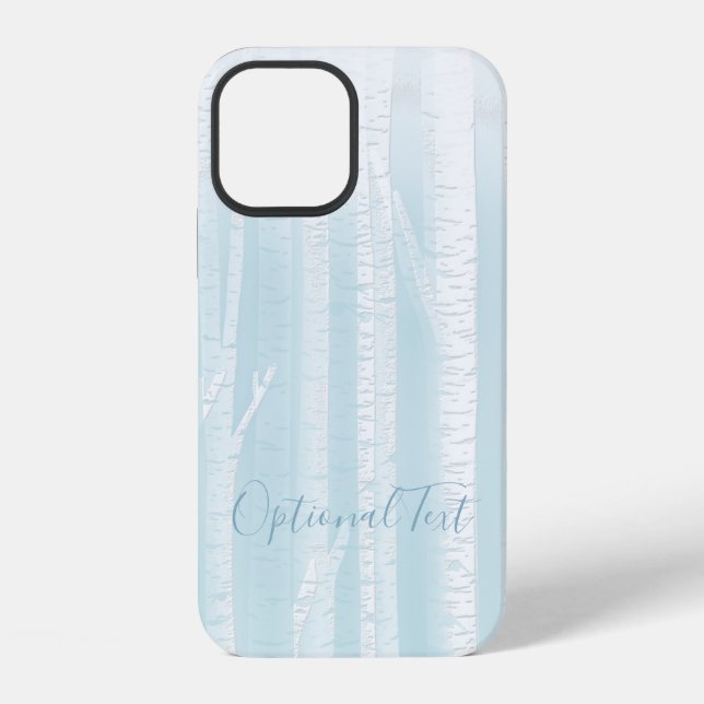 Funda Para iPhone Birch Trees Trunks (Reverso )