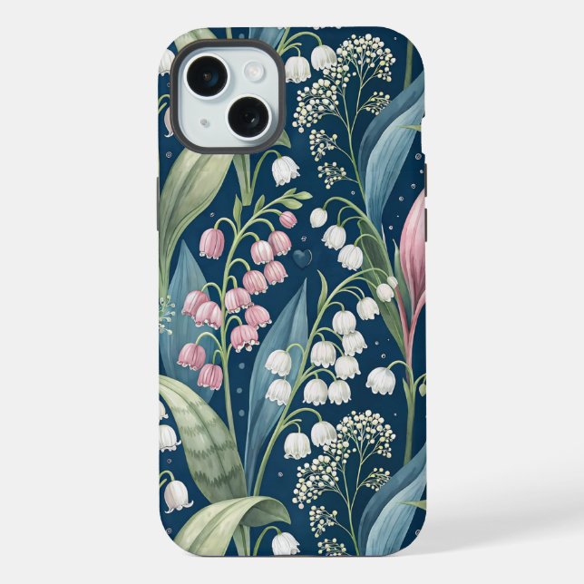 Funda Para iPhone Birth Flower Botanical Design (Reverso )