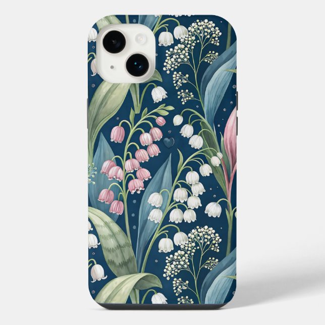 Funda Para iPhone Birth Flower Botanical Design (Reverso)