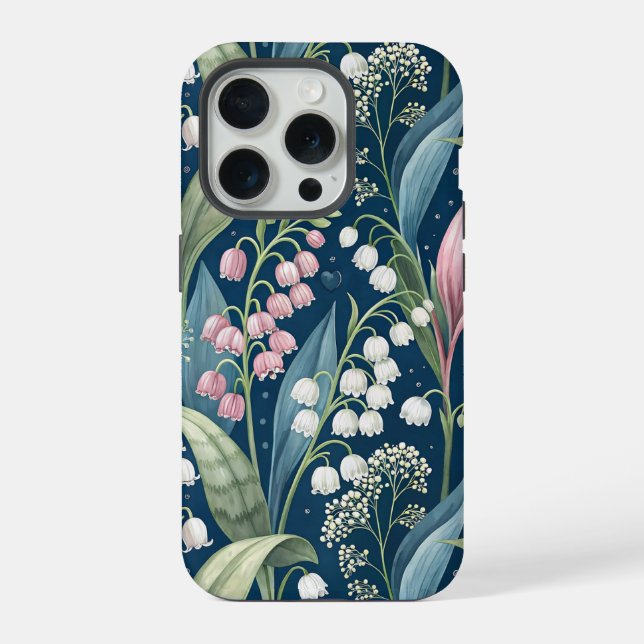 Funda Para iPhone Birth Flower Botanical Design (Reverso )