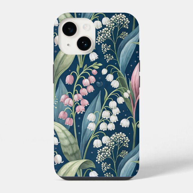 Funda Para iPhone Birth Flower Botanical Design (Reverso )