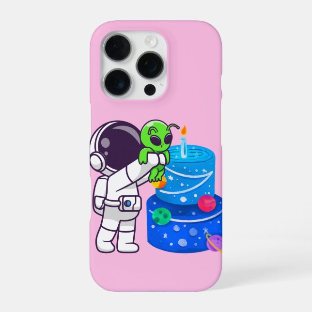 Funda Para iPhone Birthday Alien (Reverso)