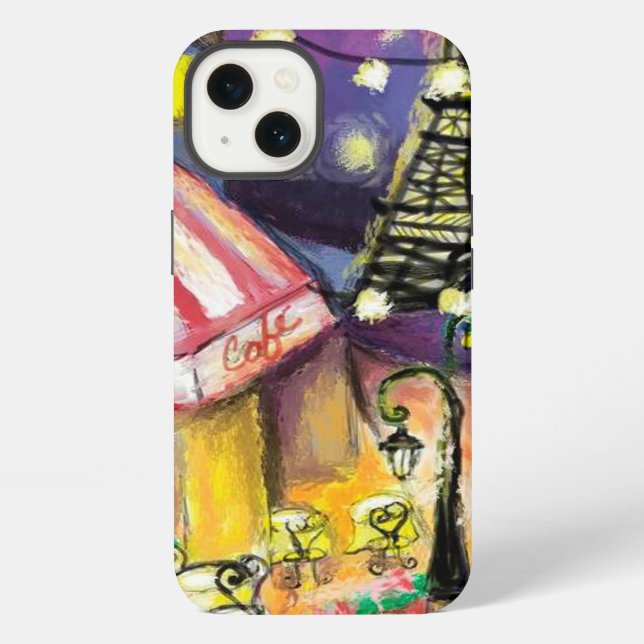 Funda Para iPhone Bistro de París (Reverso )