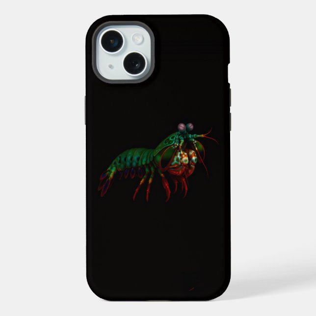Funda Para iPhone Black 4 Luxe, Camarón Mantis iPhone 15 Plus (Reverso )
