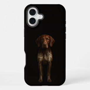 Funda Para iPhone 16 Plus Black 4 Luxe iPhone 16 Plus, Perro Pointer Alemán