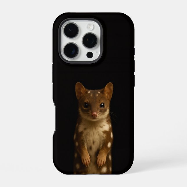 Funda Para iPhone Black 4 Luxe iPhone 16 Pro, Quoll Dulce (Reverso )