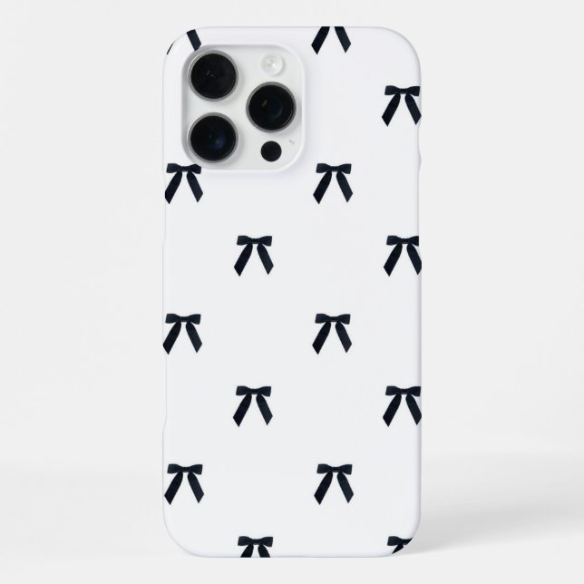 Funda Para iPhone Black and White Coquette Girly Spring Summer  (Reverso )