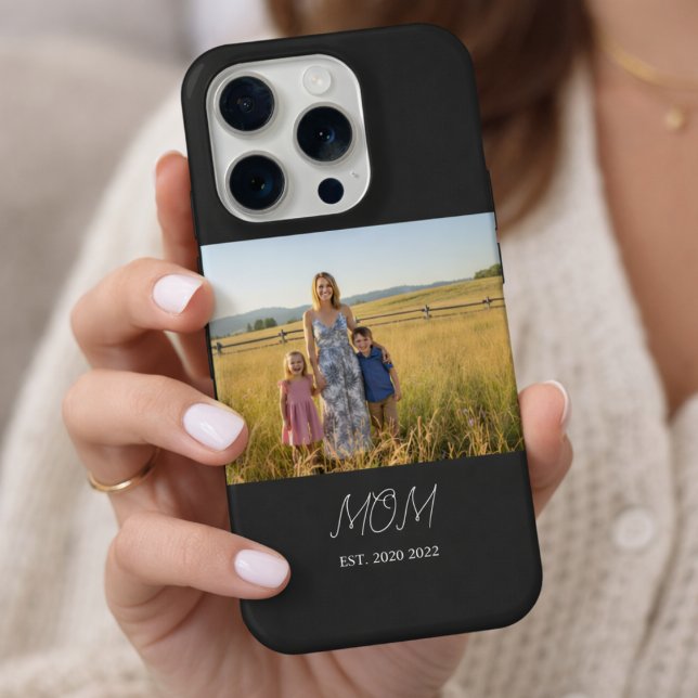 Funda Para iPhone Black Mom Established Script Photo Case-Mate (Subido por el creador)