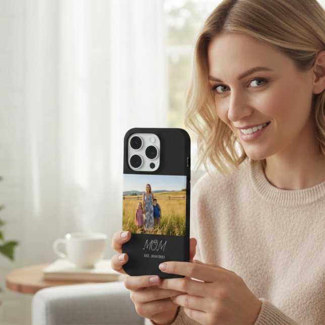 Funda Para iPhone Black Mom Established Script Photo Case-Mate (Subido por el creador)