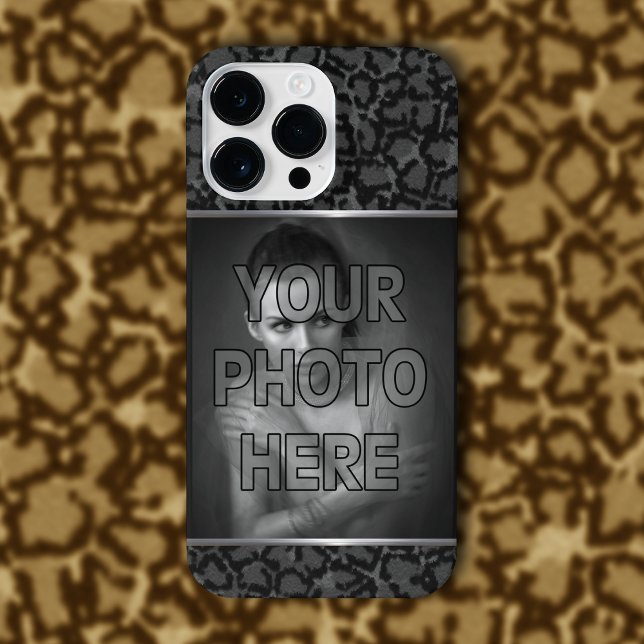 Funda Para iPhone Black Panther Photo Template (Subido por el creador)
