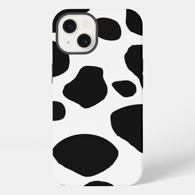 Funda Para iPhone Black White Cow Spots (Reverso )