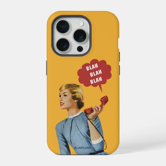 Funda Para iPhone Blah Blah Blah (Reverso )