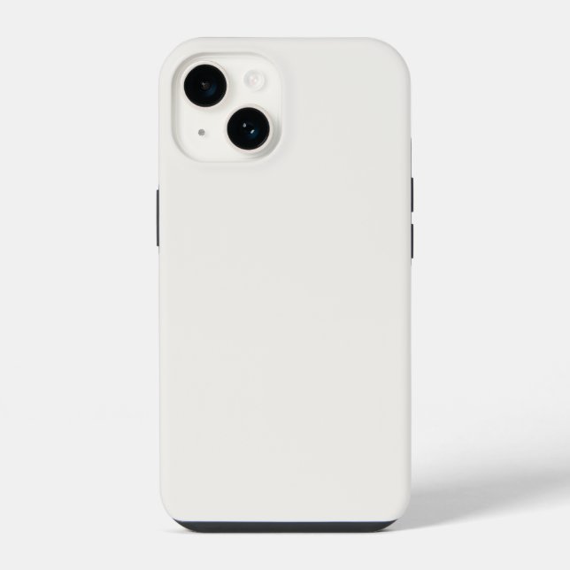 Funda Para iPhone Blanco Lino, Blanco Crema (Reverso )