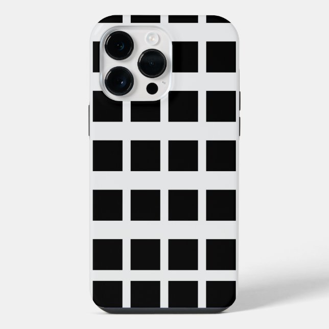 Funda Para iPhone Blanco negro (Reverso )