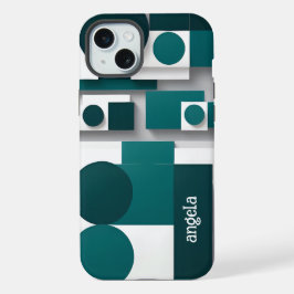 Blanco verde azulado abstracto elegante y moderno